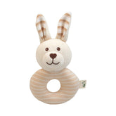 GRÜNSPECHT țesătură organică din bumbac organic 100%, jucărie pentru copii, cuddly moale, cadou naștere, botez, duș pentru copii, GOTS, bej (619-00) Jucarii Bebe Naty Shop Țesătură organică șobolan iepure