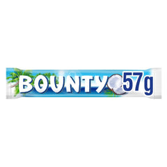 Batoane de ciocolată Bounty, aromă de cocos și ciocolată, 24 de batoane într-un pachet (24 x 57g)