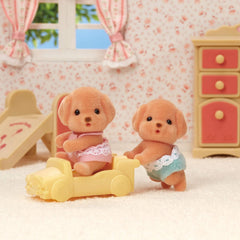 SYLVANIAN Families - Die Zwillinge Pudel – 5425 – Babys