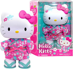 HKTJ5000 Kimono-Puppe, 32 cm große Puppe mit 5 Gelenkpunkten, trägt einen wunderschönen Kimono und Sandalen zum Ausziehen, Spielzeug mit Apfelduft, Berühmtheit
