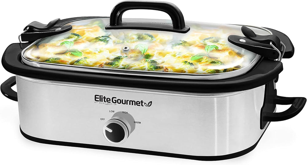 MST-5240SS Slow cooker, 3,3 litri, Oțel inoxidabil Slow Cooker Naty Shop Default Title