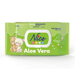 Șervețele demachiante pentru copii și bebeluși – cu aloe vera și ulei de argan – testate dermatologic – valoare pH fiziologică – format maxi: pachet de 72 de șervețele – Nice