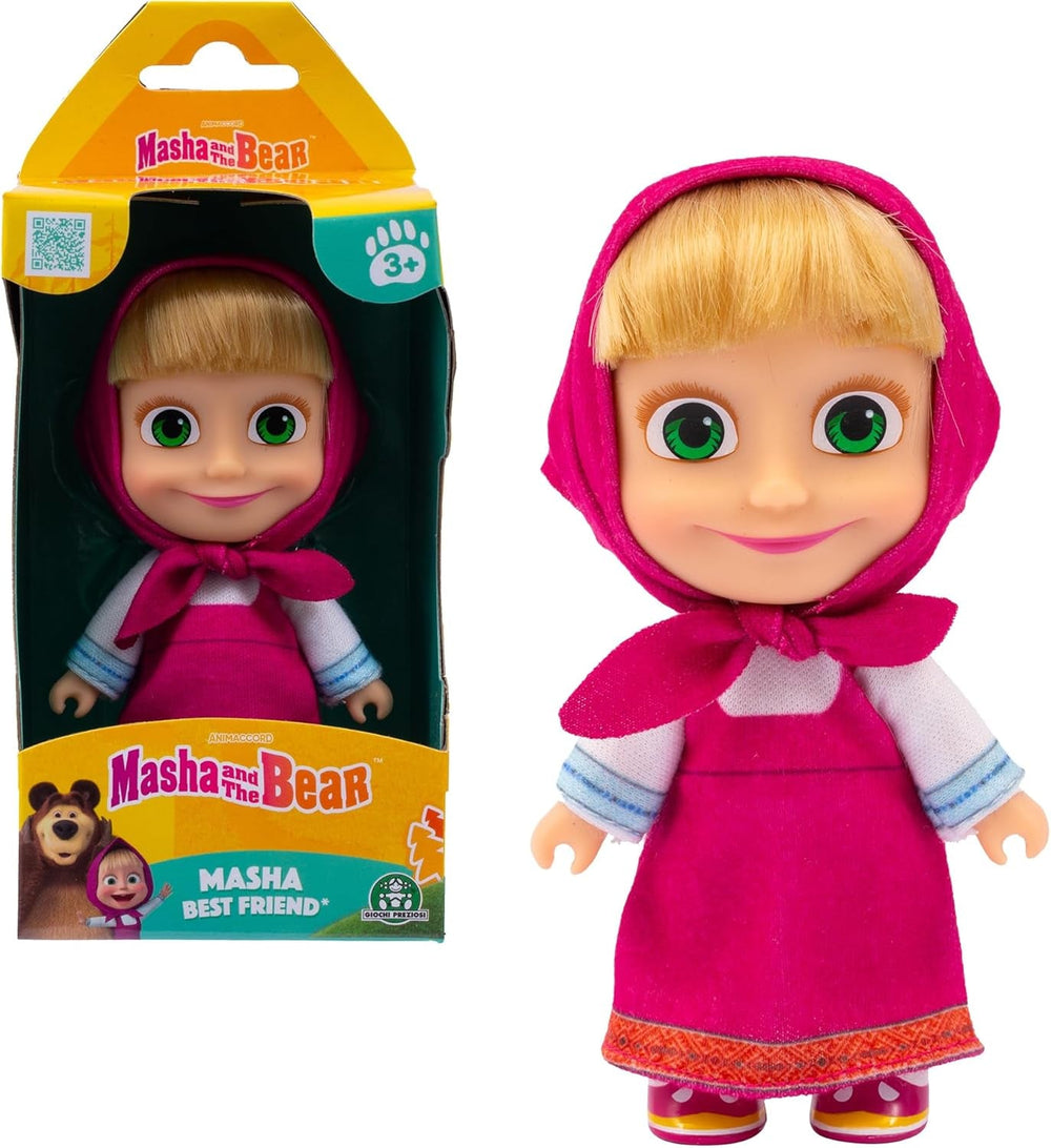 Masha & Michka, Puppe, 12 cm, zum Sammeln, Modell Sommeroutfit, Spielzeug für Kinder ab 3 Jahren, , MHA001