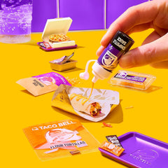 MGA's Miniverse Make It Mini Taco Bell Series 1 - Mini-Sammlerstücke, DIY, Kunstharz-Bastelspiel, Nachgebildete Lebensmittel, Nicht Essbar, Für Sammler & Kinder ab 8