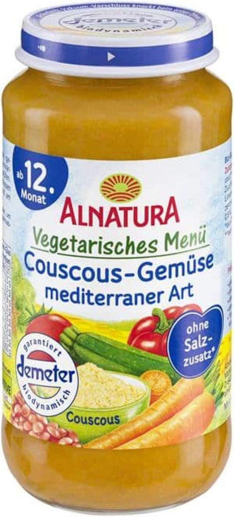 Meniu vegetarian: Cuscus și legume, stil mediteranean, 1 x 250 g