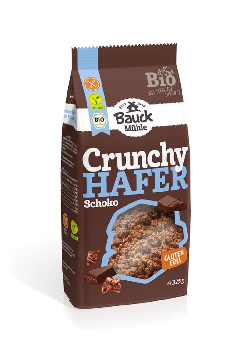 Muesli crocant cu ovăz organic hof și ciocolată, 325 g