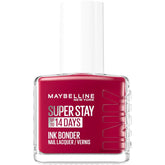 Oja Maybelline New York Super Stay Ink Bonder 501 Cherry Sin – ojă de lungă durată pentru unghii puternice și culoare intensă, 12,3 ml