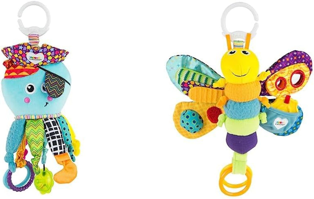 Jucărie Lamaze pentru bebeluși Captain Calamari, caracatița pirat Clip & Go - jucărie de înaltă calitate pentru copii mici - de la 0 luni & Freddie, licuriciul Clip & Go - jucărie de înaltă calitate pentru copii mici Jucarii Bebe Naty Shop Titlu implicit