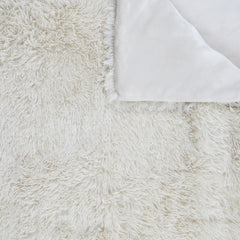 HOME DECO FACTORY Plapumă cu păr lung, 220Cm X 240Cm, bej Plapumi si pilote Naty Shop