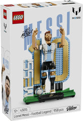 LEGO Editions Lionel Messi - Fußballlegende Spielzeug - 3D Figuren Modellbau - DIY Kinderzimmer Deko - Geschenk für Jungen, Mädchen ab 12 Jahren und Erwachsene Sportfans - 43015