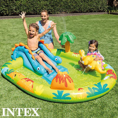 Loc de joacă gonflabil Intex 57166NP cu dinozauri mici, multicolor