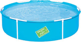 Bestway My First Frame Pool, piscină pentru copii, 152 x 38 cm, 56283, albastru, 152 x 152 x 38 cm