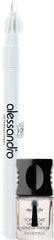 Set de eyeliner French Liner alessandro Effect Polish, alb, 1 pachet (3,2 ml + 5 ml)