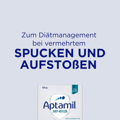 Aptamil Anti-Reflux - Formulă completă de la naștere, pentru gestionarea dietei, pentru vomă și regurgitație, hrană pentru bebeluși, lapte praf, 6 x 135 g