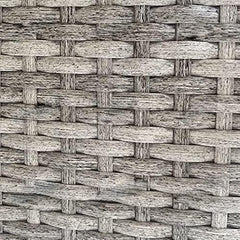 Synthetisches Rattan-Reparaturset, Rattan-Reparaturset Grau Flach Gewebtes Kunststoffmaterial Für Rattan Und Gartenstühle 500G/Grey
