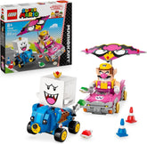 LEGO Super Mario: Mario Kart - Wario & König Buu Huu - Interaktives Spielzeug mit 2 Autos und 2 Figuren zum Spielen und Ausstellen - Gaming Geschenk für Jungen und Mädchen ab 8 Jahren - 72038