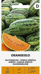 Zalia Stotele | WASSERMELONE ORANGEGLO Samen| Gemüsesamen | Pflanze Samen | WáSsermelone Samen | Gardensamen | 1 Pack