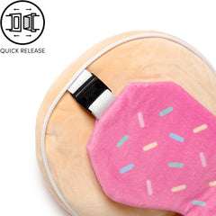 Pernă de călătorie Puckator cu mască Relaxeazzz - Donut Perne calatorie Naty Shop