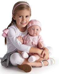 JC Toys Atributo no aplicable al producto Lily In Pretty Realistic Doll Babypuppe, Hellrosa, 45,7 cm