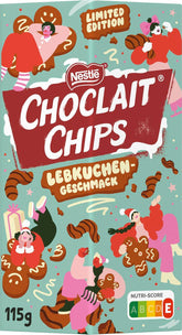 Turtă dulce Nestlé, o gustare delicioasă și crocantă cu aromă de turtă dulce, acoperită cu ciocolată cu lapte și rafinată cu dungi decorative de ciocolată neagră, 1 pachet (1 x 115g)