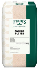 Fuchs Professional - Zwiebelpulver | Schonend verarbeitet, zum Würzen von herzhaften Gerichten | Profi-Qualität für Großverbraucher und Gastronomie | 1 kg im recyclebaren Beutel