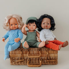 Miniland Babypuppe europäisches Mädchen 38cm-31052