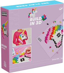 Plus-Plus 9603929, Geniales Konstruktionsspielzeug, Puzzle Einhorn, Kreativ-Bausteine, 250 Teile