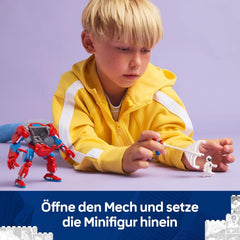 LEGO | Marvel Spider-Man Mech vs. Anti-Venom - Super Hero Figure Building Toy with 2 Minifigures for Imaginative Role Play - Gift for 6 Plus Year Old Boys and Girls 76308