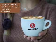 Mocambo Naturale Biologico Fairtrade Verde Inchis 1000g | 70% Arabica, 30% Robusta | Cafea picant și cu nuci | DE-ÖKO-006