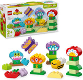 LEGO DUPLO Town Kreativer Blumengarten - Motorikspielzeug für Kinder ab 2 Jahren - Montessori Spielzeug - Lernspielzeug für Vorschulkinder - Garten Spiel für Kleinkinder - Geschenkidee 10444