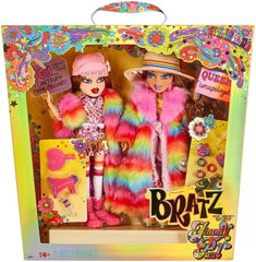 Bratz Pride Month Special Edition Designer Puppen by JimmyPaul - ROXXI & NEVRA - 2 Modepuppen, Outfits, Poster, Accessoires, Puppenständer & mehr - Voll beweglich - Zum Sammeln für Kinder ab 3 Jahren