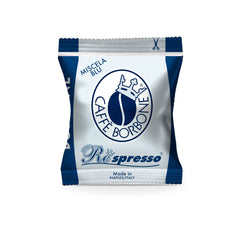 Caffè Borbone Kaffee Kapseln Respresso, Blaue Mischung, 100 stück & Kaffee Kapseln Respresso, Entkoffeinierte Dek Mischung - 100 stück - Kompatibel mit Häuslichen Kaffeemaschinen Nespresso®*