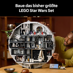 LEGO Star Wars Todesstern - Bauset für Erwachsene - Interaktives UCS-Ausstellungsmodell mit 36 Minifiguren inkl. Luke Skywalker, Han Solo & Darth Vader - Geschenk für Männer, Frauen und Fans - 75419