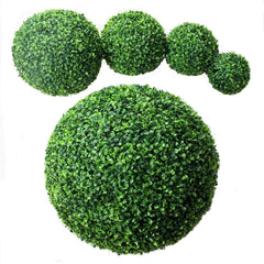 Langlebige Haltbarkeit, Kunstrasenkuppel Kugelpflanzen, Umweltfreundliche, Kunststoff Simulation, Blätter Grasball, Grün 15Cm