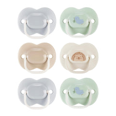 Suzete Tommee Tippee Anytime, 0-6 luni, pachet de 6 suzete simetrice, fără BPA