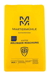 Martermühle Aßlinger Mischung Kaffeebohnen 1kg I Arabica I Aromen: Haselnuss, Leichte Würze, Schokolade I Ganze Kaffee-Bohnen schonend geröstet, säurearm