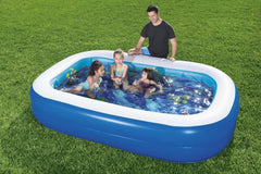 Piscină Bestway Family, Aventură 3D, 262 x 175 x 51 cm, 54177, Multicoloră