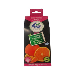 4G - portocale grecești uscate, pachet de 2 x 70 g (total: 140 g) Produse deshidratate Naty Shop Portocală uscată