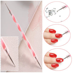 8 Boxen Nail Art Strass Kit - Nail Art Gemischt Strass Set, Nagel Kunst Strasssteine Gems Perlen Edelsteine Bunt Pferdeaugen Strass Für Nageldesign Zubehör Mit 1 Pinzetten Und 1 Strass Picker Für DIY