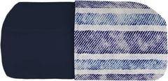 Cuvertură de vară Basic, microfibră, dungi de blugi, 200X240Cm Plapumi si pilote Naty Shop