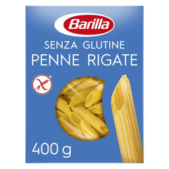 Paste Penne Rigate Barilla fără gluten, din orez și porumb – 1 pachet (1 x 400g)
