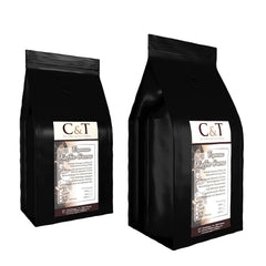 Cafea - ESPRESSO Crema - Espresso - Boabe întregi de cafea 2 x 1000 g proaspăt prăjite de noi