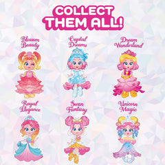 Serie Princess, Crystal Dream – Sammelpuppe aus der Princess-Serie. Enthält Puppe, Set aus Kleidung und Schuhen mit Prinzessinnen-Thema, Zubehör und Haustier. 1 Puppe, 3 Verschiedene