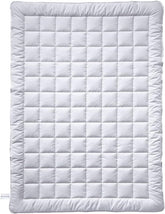 Plapumă Billerbeck Jasmin Superlight - plapumă de vară - 155 X 220 Cm - plapumă din bumbac, plapumă răcoritoare - 90 % viscoză (bambus) 10 % poliester (airsoft), alb Plapumi si pilote Naty Shop Titlu implicit