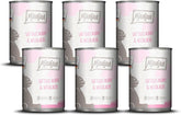 MjAMjAM - Hrană umedă premium pentru pisici - pui suculent și somon sălbatic, pachet de 6 (6 x 400 g), fără cereale cu carne suplimentară