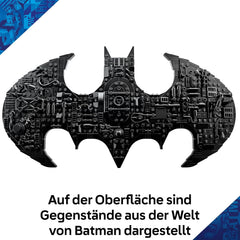 LEGO DC Batman: Batman Logo - Superhelden Spielzeug mit Minifiguren - Kreativer Modellbau für Jungen und Mädchen - DIY Deko für Kinderzimmer - Geschenk für Fans ab 12 Jahren - 76330