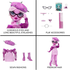 Rainbow High Shadow High F23 Fashion Doll-Purple