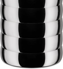 Alessi Kalistò 2 CB02 - Borcan de bucătărie din oțel inoxidabil 18/10 cu buton din aluminiu, 114 cl, argintiu Cutii depozitare alimente Naty Shop