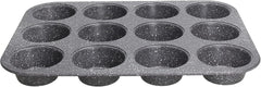 Pure Roq Muffinform Für 12 Muffins, Aluminium, Schwarz Matrite si tavi pentru copt Naty Shop Muffin-Blech