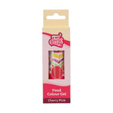 Colorant alimentar Funcakes Gel Roz Cireș: Colorant alimentar foarte concentrat pentru aluat, cremă, fondant, marțipan, produse de patiserie, dozare ușoară, picături individuale pentru a crea culori vibrante, Halal, 30 g